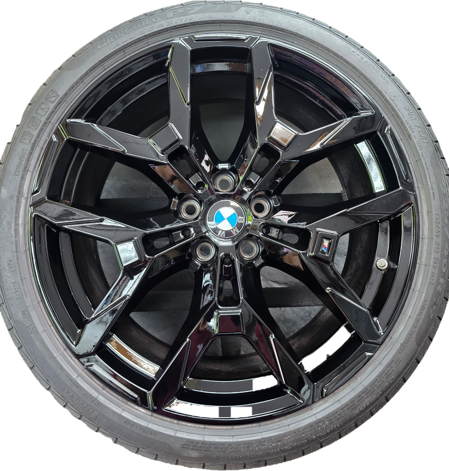 Wheel after repair — fully restored and polished